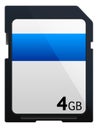 SD Memory Card Icon Royalty Free Stock Photo