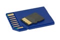 SD and MicroSD cards Royalty Free Stock Photo