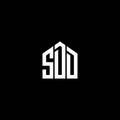 SDD letter logo design on BLACK background. SDD creative initials letter logo concept. SDD letter design.SDD letter logo design on