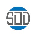 SDD letter logo design on white background. SDD creative initials circle logo concept. SDD letter design