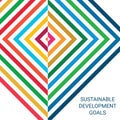 Sustainable Development Goals. Illustration EPS Royalty Free Stock Photo