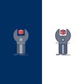 SDK, App, development, kit, programming Flat Color Icon Vector Royalty Free Stock Photo