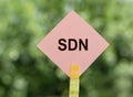 SDN - Software Defined Networking Business concept Royalty Free Stock Photo
