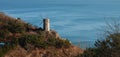 The sea ancient towers Royalty Free Stock Photo