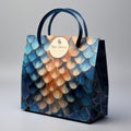 Seashell Scales Gift Bag: Indigo And Amber Inspired By Simone Bianchi