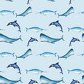 Sea animal pattern. preserving nature