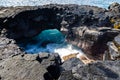 Sea Arch on Keiki Beach Royalty Free Stock Photo