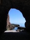 Sea arch near Arbroath, Scotland