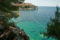 The sea around Sveti Stefan