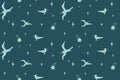 sea background, beach theme fashion seamless pattern, vintage fabric, wrapping with seagull - summer, maritime theme for Royalty Free Stock Photo