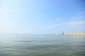 Sea baltic lighthouse in Gdansk, Poland Royalty Free Stock Photo