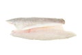 Sea bass fish fillets Royalty Free Stock Photo