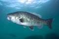 Sea Bass (Generative AI) Royalty Free Stock Photo
