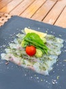 Sea bass sashimi Royalty Free Stock Photo