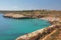 Sea bay and beach. Porto-Torres, Italy