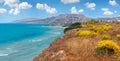 Sea bay in Torre di Gaffe, Agrigento, Sicily, Italy Royalty Free Stock Photo