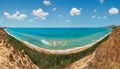 Sea bay in Torre di Gaffe, Agrigento, Sicily, Italy Royalty Free Stock Photo