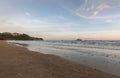 Sea beach and blue sky.