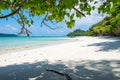 Sea beach colorful white sand smooth silvan