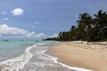 Sea and beach of Lages in Maceio, Alagoas, Brazil