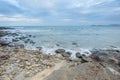 Sea beach landscrape Royalty Free Stock Photo