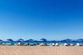 SEA BEACH IN RHODOS GREECE Royalty Free Stock Photo