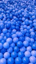 sea of blue balls Royalty Free Stock Photo