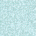 Sea blue circle dot mosaic pattern vector design Royalty Free Stock Photo