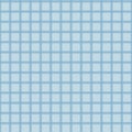 Sea blue vector gingham seamless pattern background Royalty Free Stock Photo