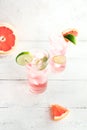 Sea Breeze or Paloma Cocktail Royalty Free Stock Photo