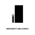 Sea cadet rank icon. Element of Germany army rank icon