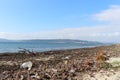 Sea and calm skies coastline