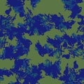 Sea camouflage of various shades of green and blue colors