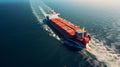 Sea cargo trasport ship Royalty Free Stock Photo