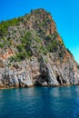 Sea cave at the coast of Alanya, Turkey Royalty Free Stock Photo