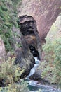 Sea cave at Sugarloaf Point near Seal Rocks