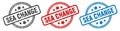sea change stamp. sea change round isolated sign. Royalty Free Stock Photo