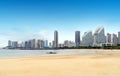 Coastal Cityscape of Zhanjiang, Guangdong, China Royalty Free Stock Photo
