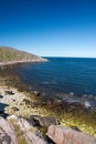 Sea cliff in blue lagoon