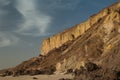 Sea cliff in the Natural Reserve of Popenguine.