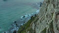 Cabo da Roca `Cape Roca` forms the westernmost mainland of continental Europe. Portugal