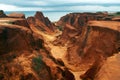 Sea cliffs of Morro Branco Royalty Free Stock Photo