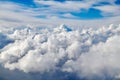 The sea of clouds of aeria photo Royalty Free Stock Photo