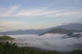 Sea of clouds in the morning
