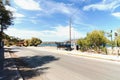 Sea coast and beach, Porto Rafti, Greece, Summer 2020