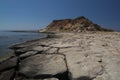 Sea coast with big stones