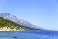 Sea coast with rocky coast. Croatia.