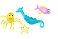 Sea Creatures. Royalty Free Stock Photo