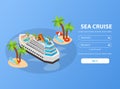 Sea Cruise Isometric Booking Page