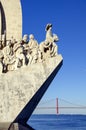 Sea-Discoveries monument in Lisbon, Portugal Royalty Free Stock Photo